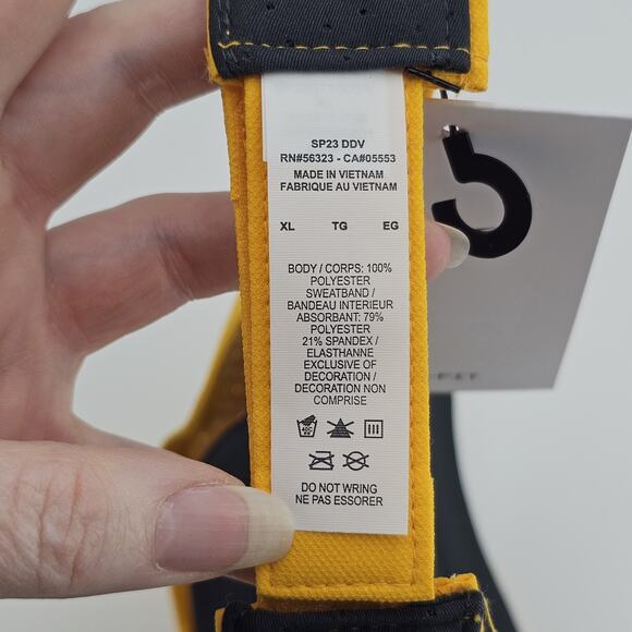 NEW Nike Adult Unisx VISOR AeroBill Adjustable XL Lightweight Golf Tennis YELLOW - Picture 6 of 11